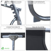 Transat pare soleil Lot de 2 pcs Noir - voonot.com