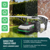 Garage de tondeuse robot Abri 82x80x46 cm Renfort Alu transparent - voonot.com