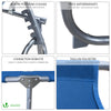 Transat pare soleil Lot de 2 pcs bleu - voonot.com