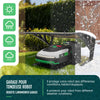 Garage de tondeuse robot Abri 82x80x46 cm Renfort Alu marron - voonot.com