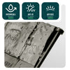 Lot de 175 pcs Bordure de jardin imitation pierre facile a installer 26.7m gris - voonot.com