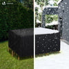 Housse salon de jardin bache de protection 420D 213x132x73cm noire - voonot.com