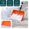 Pelle à Neige Démontable avec Manche en Aluminium Orange