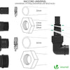 Pompe evacuation pour eaux chargees 8000L/H profondeur 7m vert - voonot.com