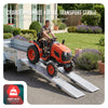 Rampe de chargement pliable  Lot de 2 pcs en acier galvanise 180cm - voonot.com