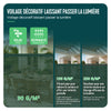 Brise vue occultant en HDPE 90g/m² 1.8x20m avec attaches de fixation vert - voonot.com
