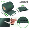 Brise vue occultant PVC 450g/m2 19cm x 140m Vert - voonot.com