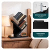 Bibliotheque Arbre etagere a Livres 30x16x40.5cm Noir - voonot.com
