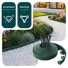Bordure de jardin plastique flexible 20m avec piquets vert - voonot.com
