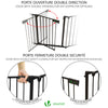 Barriere de securite Grande Version 3.6M 6 Panneaux noire - voonot.com