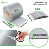 Brise vue occultant PVC 450g/m2 19cm x 140m Gris clair - voonot.com