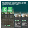 Brise vue occultant en HDPE 90g/m² 1.8x20m avec attaches de fixation anthracite - voonot.com