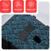 Lot de 2 Rampes de Trottoir en Polypropylene 25x27x7 cm Noir - voonot.com