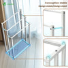 Porte serviettes sur pied autoportant 3 niveaux blanc - voonot.com