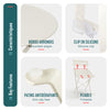 Set de Bistro en metal 1 table 2 chaises Crème - voonot.com