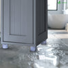 Meuble rangement salle de bain Haut colonne 180x20x20cm MDF gris - voonot.com