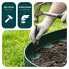 Bordure de jardin plastique flexible 20m avec piquets vert - voonot.com