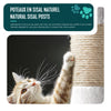Arbre a chat 112cm multi niveaux Griffoir et niche Rose - voonot.com