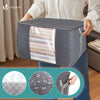 Lot de 7 sac de rangement sous vide Non Tisse XXL gris - voonot.com
