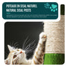 Arbre a chat 112cm multi niveaux Griffoir et niche Vert Orange - voonot.com