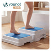Marche pied antiderapant salle de bain empilable 50x40x10cm PP EVA bleu - voonot.com