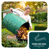 Lot de 3 Sac de Jardin Pop up 170L en Polyéthylène avec Poignées - voonot.com