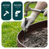 Bordure de jardin PE  flexible 40m avec piquets marron
