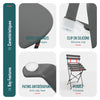 Set de Bistro en metal 1 table 2 chaises Gris - voonot.com