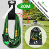 Tuyau d’Arrosage Extensible 30m Renforce avec Accessoires vert - voonot.com