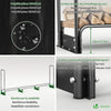 Serre buche 3m avec housse de protection noir - voonot.com
