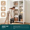 Tabouret pliant antiderapant 32x25x22 cm plastique noir - voonot.com