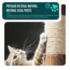 Arbre a chat 112cm multi niveaux Griffoir et niche Marron - voonot.com