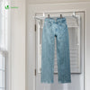 Étendoir à linge mural suspendu pliable Blanc - voonot.com