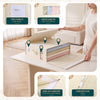 Lot de 6 Sacs de Rangement Drap de Lit Pliable 38,5x33x12cm Beige - voonot.com