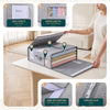 Lot de 6 Sacs de Rangement Drap de Lit Pliable 38,5x33x12cm Gris - voonot.com