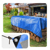 Bâche de Protection en Polyéthylène resistant et impermeable 180g/m² bleu 6x8m - voonot.com