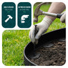 Bordure de jardin plastique flexible 10m avec piquets noir - voonot.com