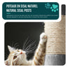 Arbre a chat 112cm multi niveaux Griffoir et niche Gris - voonot.com