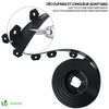 Bordure de jardin PVC flexible 20m avec piquets noir - voonot.com