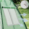 Serre de jardin hivernage dome avec bache PE 160x160x180cm Vert - voonot.com