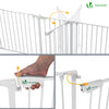 Barriere de securite cheminee pliable 3.75M 6 panneaux blanc - voonot.com
