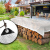 Bâche de Protection en Polyéthylène resistant et impermeable 180g/m² blanche 3x4m - voonot.com