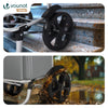 Chariot de course pliable aluminium 2 roues gris - voonot.com