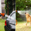Tuyau d’Arrosage Extensible 30m avec Accessoires orange - voonot.com