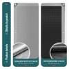 Bâche de Protection en Polyéthylène resistant et impermeable 180g/m² gris et noir 6x8m - voonot.com