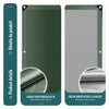 Bâche de Protection en Polyéthylène resistant et impermeable 240g/m² vert et argent 4x8m - voonot.com