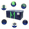 Lot 10 sacs de demenagement grand format avec sangles et poignee bleu - voonot.com