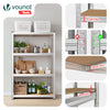 Lot de 2 Etagères de rangement charge lourde robuste à 4 niveaux 80x40x160cm - voonot.com