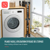 Etendoir a linge deluxe pliable grande capacite 173x94x123cm style bois noir - voonot.com