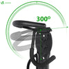 Lot de 4 supports de velo mural rangement suspendu noir - voonot.com